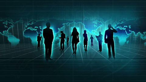Montage 3d Professional Business People Silhouette Stock Footage Video  (100% Royalty-free) 4233487 | Shutterstock