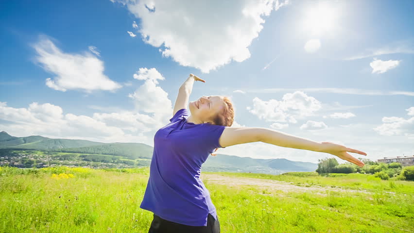 Breath Fresh Air Stock Footage Video | Shutterstock