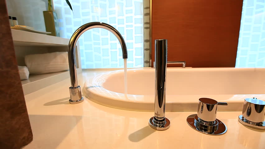 Master Bathroom En Espanol luxurious modern bathroom with bathtub filling stock footage video Master Bathroom En Espanol luxurious modern bathroom with bathtub filling stock footage video