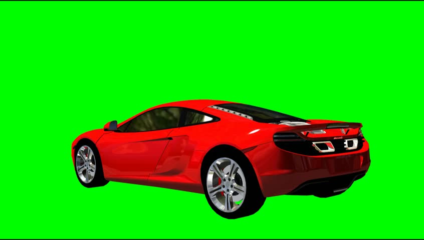 Red Sports Racing Car Drive Stock Footage Video (100% Royalty,free) 5274917