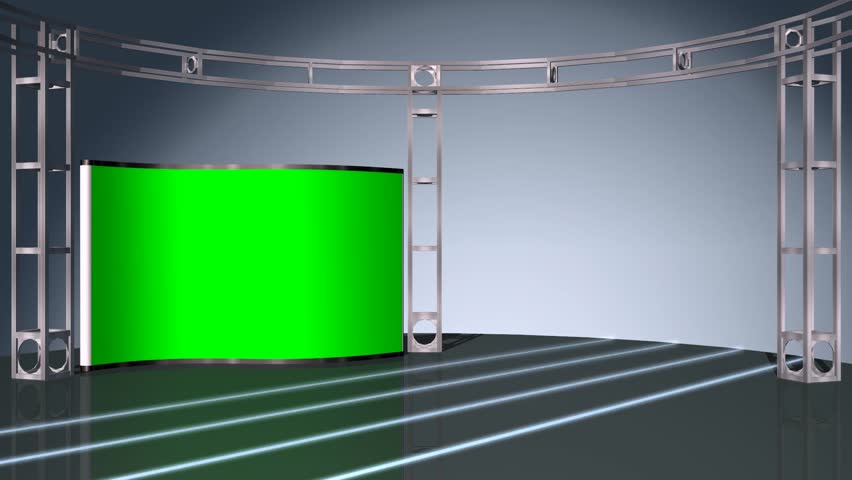 Stage Background - Green Screen Stock Footage Video (100% Royalty-free ...