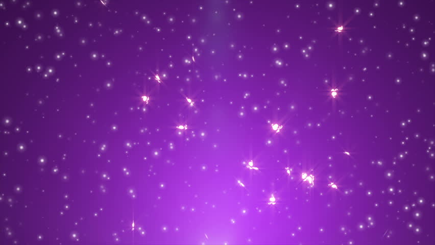Glitter and Stars Purple Stock Footage Video (100% Royalty-free