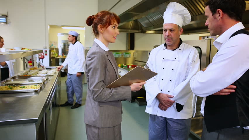 Teamwork In A Restaurant Kitchen Teamwork In A Restaurant Kitchen
