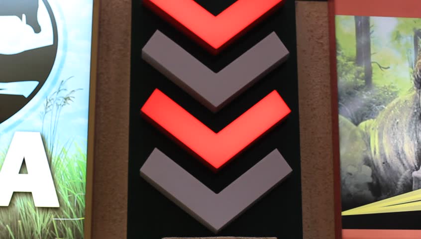 Stock video of arrow pointer lights | 5783687 | Shutterstock