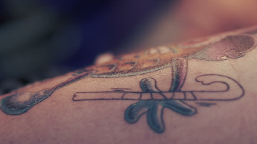 Freehand Tattoo Graceing By Carl Grace No Stencil No Drawing Just Ink To Skin