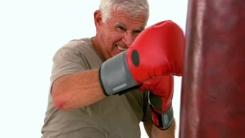 Old Man Hitting A Punching Stock Footage Video 100 Royalty Free 5915927 Shutterstock
