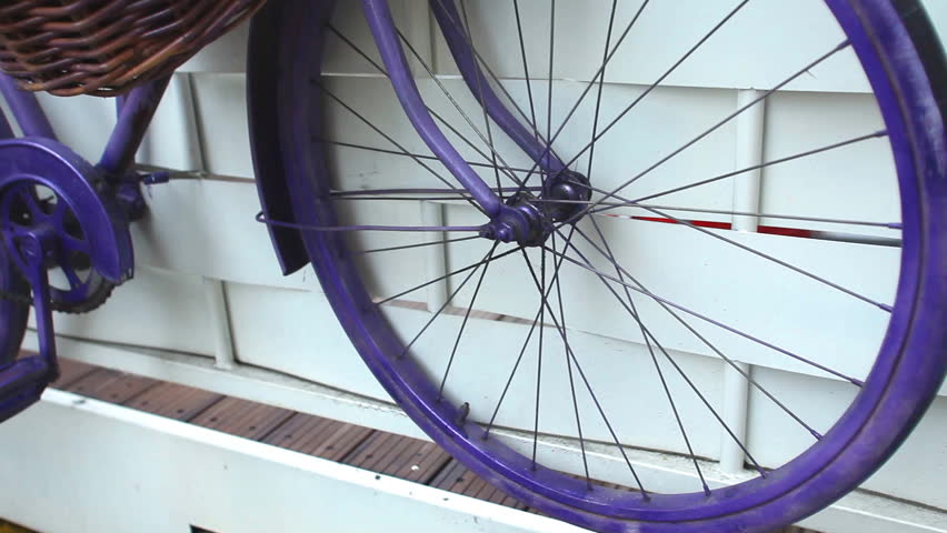 purple bike rims