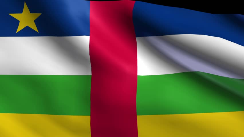 Download Flag of Central African Republic Stock Footage Video (100% ...