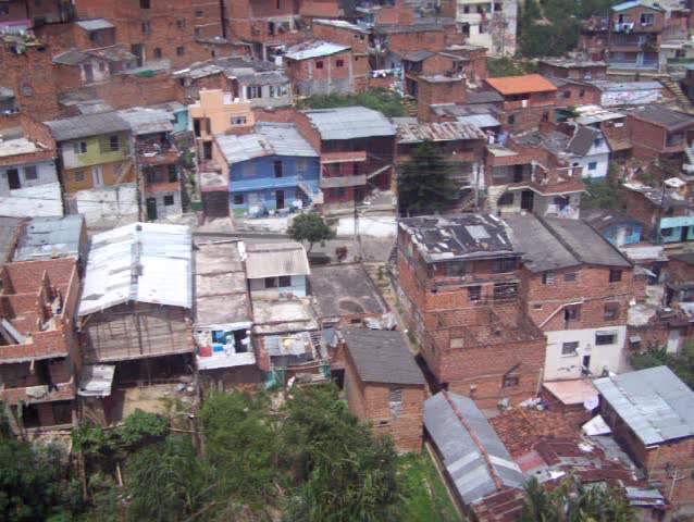 Stock video of poor suburbs of medellin. colombia | 6707 ...