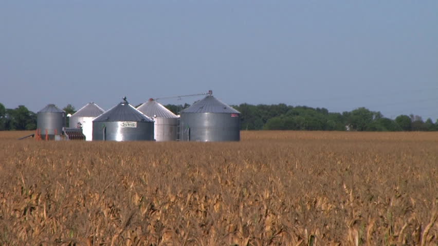 Grain Bin Stock Footage Video | Shutterstock