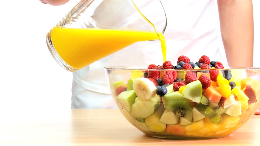 juice glass calories mixed fruit 1 Over Poured Bowl Fresh Healthy Being Juice A Orange Of