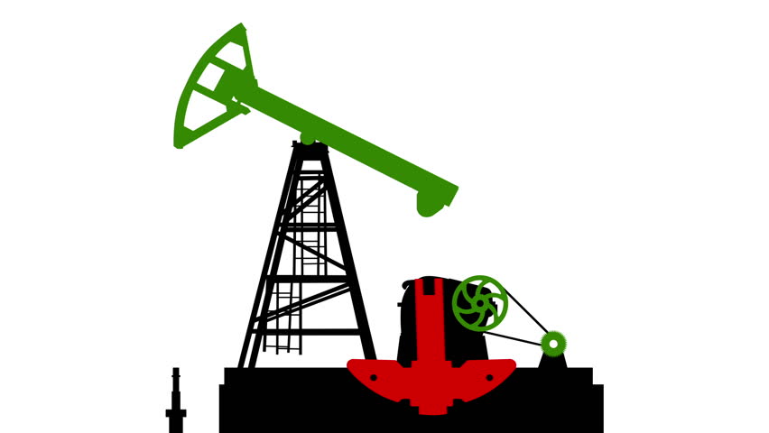 Станок качалка нефтяная рисунок