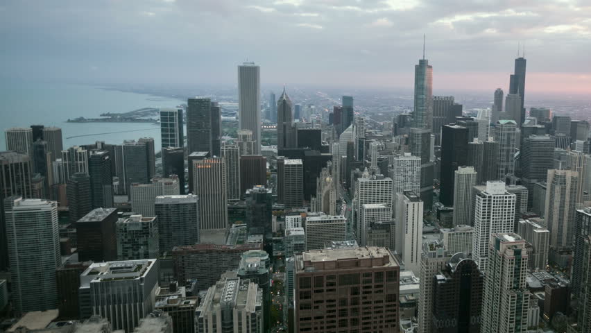 Chicago Illinois 24 Hour Time lapse Stock Footage Video 100 Royalty 