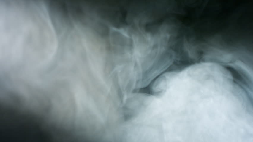 Wispy Isolated Smoke Over Black Background Stock Footage Video 3874442 ...