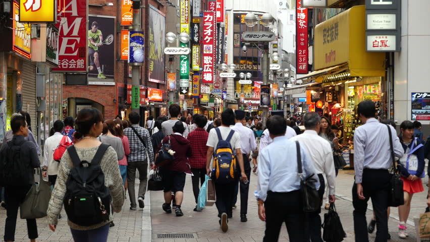 TOKYO - CIRCA JUNE 2015: People Walk Along Takeshita Street In Harajuku ...