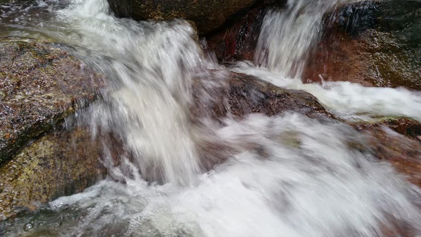 Stream Waterfall Close Up With Stock Footage Video 100 Royaltyfree