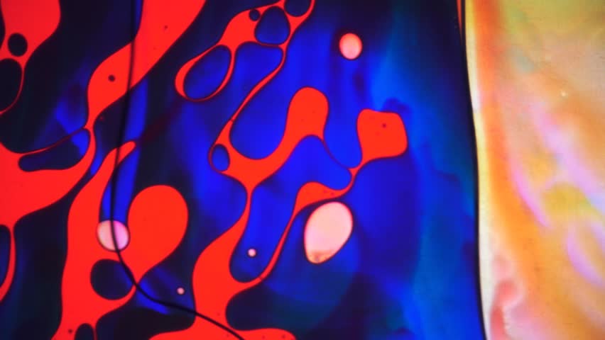 liquid light psychedelic abstract motion stock footage liquid light stock