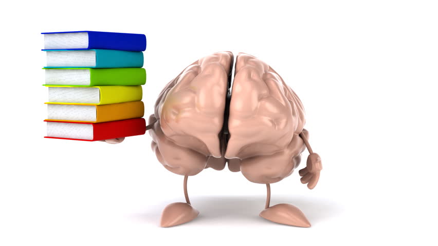 Fun Brain with Books Stock Footage Video (100% Royalty-free) 8610037 ...