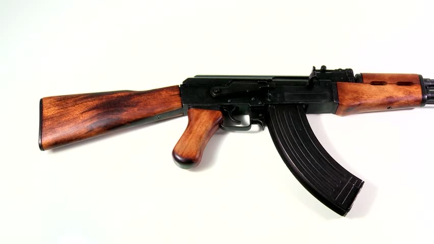 Ak 47 Kalashnikov 1947 Beauty Shot Stock Footage Video 100 Royalty Free 8634547 Shutterstock