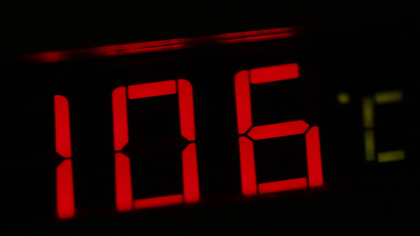 Led Digital Clock Am Pm Stock Footage Video 13955213 | Shutterstock