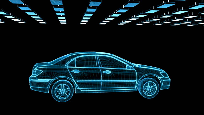 Car Sketch Rotating, Seamless Loop Stock Footage Video 832558 ...