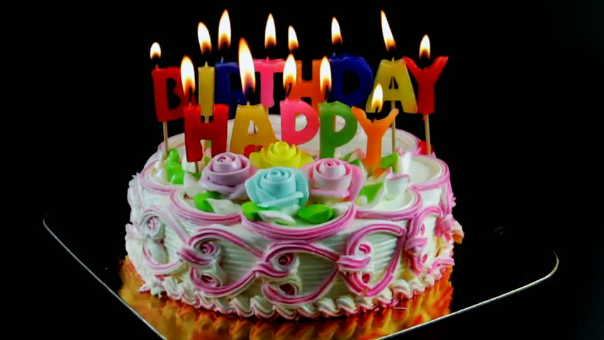 Happy Birthday Cake With Candles Images