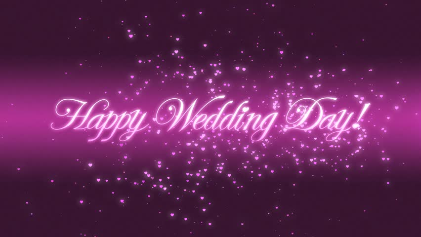 Title Of Happy Wedding Day Stock Footage Video 100 Royalty