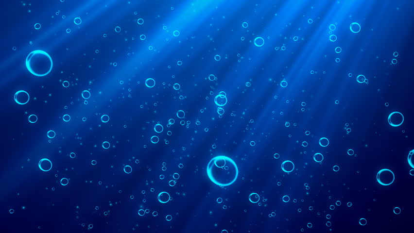 Underwater Bubbles And Light Seamless Loop Stock Footage Video 2100584 ...